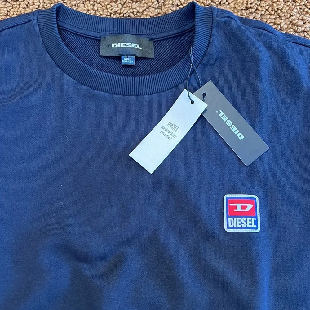 🇺🇸 Mens NWT DIESEL Sweatshirt / Hoodie $128 🇺🇸 - Picture 2 of 8